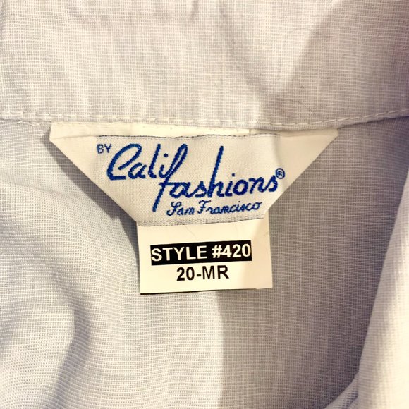 Civil Air Patrol Female Blue Overblouse Sz 20-MR Style #420 Light Blue - Picture 2 of 4